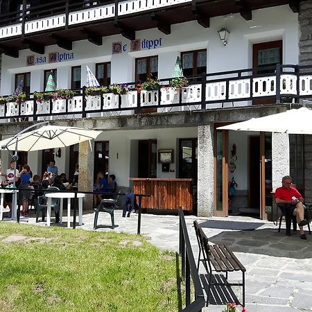 Casa Alpina De Filippi Hotell Macugnaga Eksteriør bilde